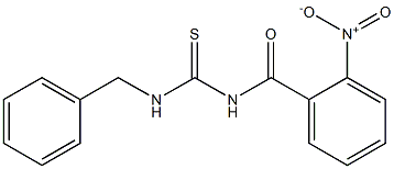 N-benzyl-N'-(2-nitrobenzoyl)thiourea Struktur