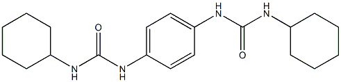 N-cyclohexyl-N'-(4-{[(cyclohexylamino)carbonyl]amino}phenyl)urea 结构式