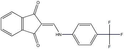 2-{[4-(trifluoromethyl)anilino]methylene}-1H-indene-1,3(2H)-dione