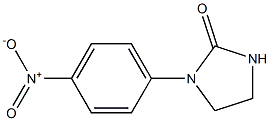 1-(4-nitrophenyl)tetrahydro-2H-imidazol-2-one,,结构式