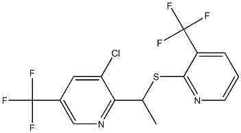  1-[3-chloro-5-(trifluoromethyl)-2-pyridinyl]ethyl 3-(trifluoromethyl)-2-pyridinyl sulfide