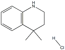 4,4-dimethyl-1,2,3,4-tetrahydroquinoline hydrochloride 结构式