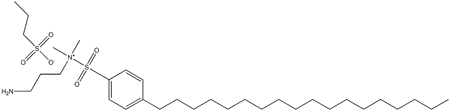 N,N-二甲基,对十八烷基苯磺酰胺丙基铵基丙磺酸盐