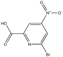 6-Bromo-4-nitropyridine-2-carboxylic acid ,98% Struktur