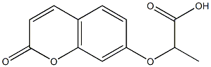 2-(2-Oxo-2H-chromen-7-yloxy)propionic acid ,95% Structure