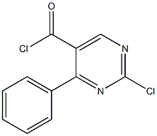 2-Chloro-4-phenylpyrimidine-5-carbonyl chloride ,97% Structure