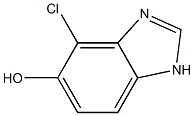 4-Chloro-1H-benzoimidazol-5-ol,,结构式