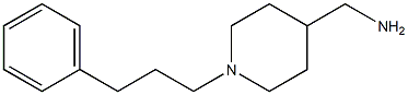 [1-(3-phenylpropyl)piperidin-4-yl]methylamine 化学構造式