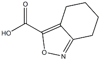4,5,6,7-tetrahydro-2,1-benzisoxazole-3-carboxylic acid 结构式