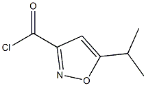5-isopropylisoxazole-3-carbonyl chloride,,结构式