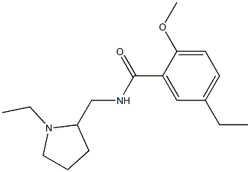  N-[(1-Ethyl-2-pyrrolidinyl)methyl]-2-methoxy-5-ethylbenzamide