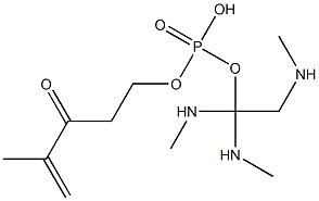 Phosphoric acid 2-methacryloylethyl 2-(trimethylaminio)ethyl ester Struktur