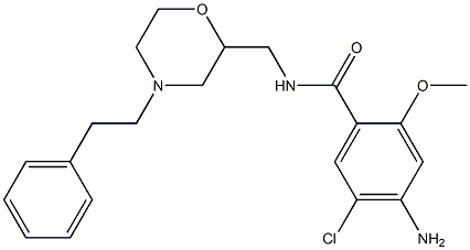 4-Amino-5-chloro-2-methoxy-N-[[4-(2-phenylethyl)-2-morpholinyl]methyl]benzamide|