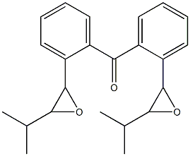 3-イソプロピルオキシラニルフェニルケトン 化学構造式