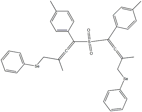 (4-Methylphenyl)(3-methyl-4-phenylseleno-1,2-butadienyl) sulfone