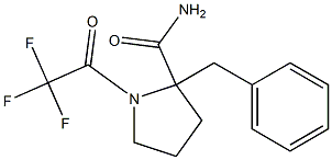  1-(Trifluoroacetyl)-2-benzylpyrrolidine-2-carboxamide