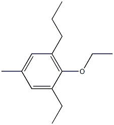 1-Ethoxy-4-methyl-2-ethyl-6-propylbenzene Structure