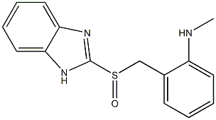 2-[[2-[Methylamino]benzyl]sulfinyl]-1H-benzimidazole