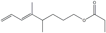  Propionic acid 4,5-dimethyl-5,7-octadienyl ester