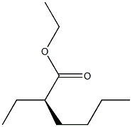 [R,(-)]-2-Ethylhexanoic acid ethyl ester Struktur