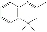 2,4,4-Trimethyl-3,4-dihydroquinoline,,结构式