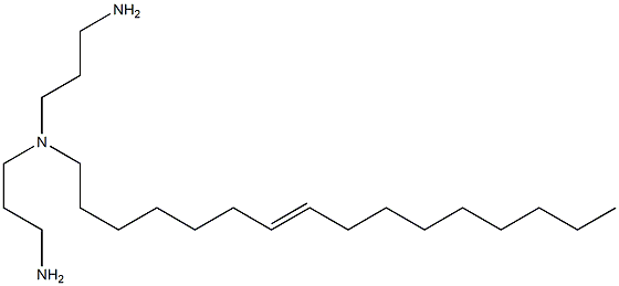 N,N-Bis(3-aminopropyl)-7-hexadecen-1-amine,,结构式