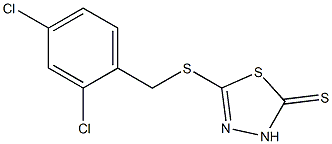 5-[(2,4-Dichlorobenzyl)thio]-1,3,4-thiadiazole-2(3H)-thione Structure