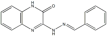3-[2-(Benzylidene)hydrazino]quinoxalin-2(1H)-one Struktur