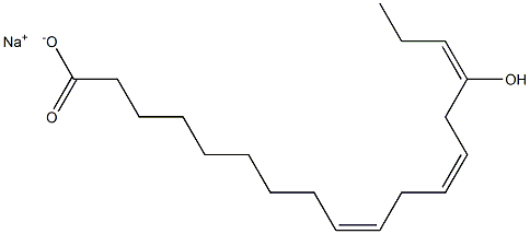 15-Hydroxylinoleic acid sodium salt Structure