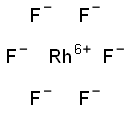 Rhodium(VI)hexafluoride,,结构式