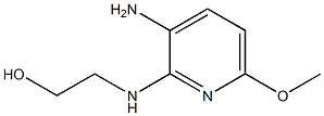 2-[(3-Amino-6-methoxypyridin-2-yl)amino]ethanol Structure