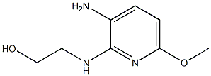 2-[(3-Amino-6-methoxypyridin-2-yl)amino]ethanol Struktur