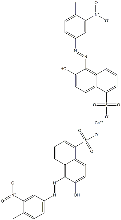  Bis[1-[(4-methyl-3-nitrophenyl)azo]-2-hydroxy-5-naphthalenesulfonic acid]calcium salt