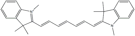  1,3,3-Trimethyl-2-[7-[(1,3,3-trimethyl-1,3-dihydro-2H-indole)-2-ylidene]-1,3,5-heptatrienyl]-3H-indole-1-ium