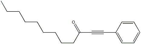 1-Phenyl-1-dodecyn-3-one Struktur
