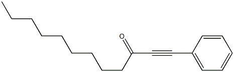 1-Phenyl-1-dodecyn-3-one Structure