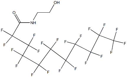 N-(2-Hydroxyethyl)-2,2,3,3,4,4,5,5,6,6,7,7,8,8,9,9,10,10,11,11,11-henicosafluoroundecanamide,,结构式