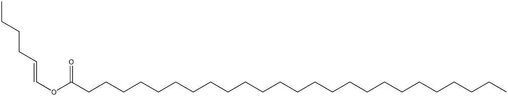 セロチン酸1-ヘキセニル 化学構造式
