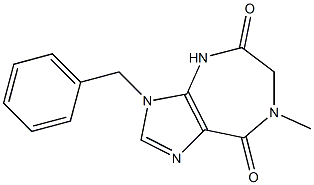  3-Benzyl-4,7-dihydro-7-methyl-6H-imidazo[4,5-e][1,4]diazepine-5,8-dione