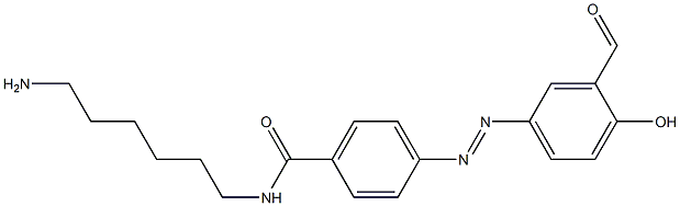  4'-[(6-Aminohexyl)carbamoyl]-4-hydroxyazobenzene-3-carbaldehyde