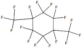 1,4-ジ(トリフルオロメチル)-1,2,2,3,3,4,5,5,6,6-デカフルオロシクロヘキサン 化学構造式