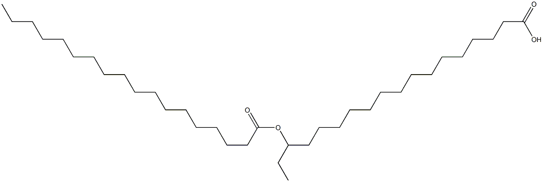 16-Octadecanoyloxyoctadecanoic acid Struktur