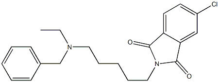 N-[5-(Ethylbenzylamino)pentyl]-5-(chloro)phthalimide|