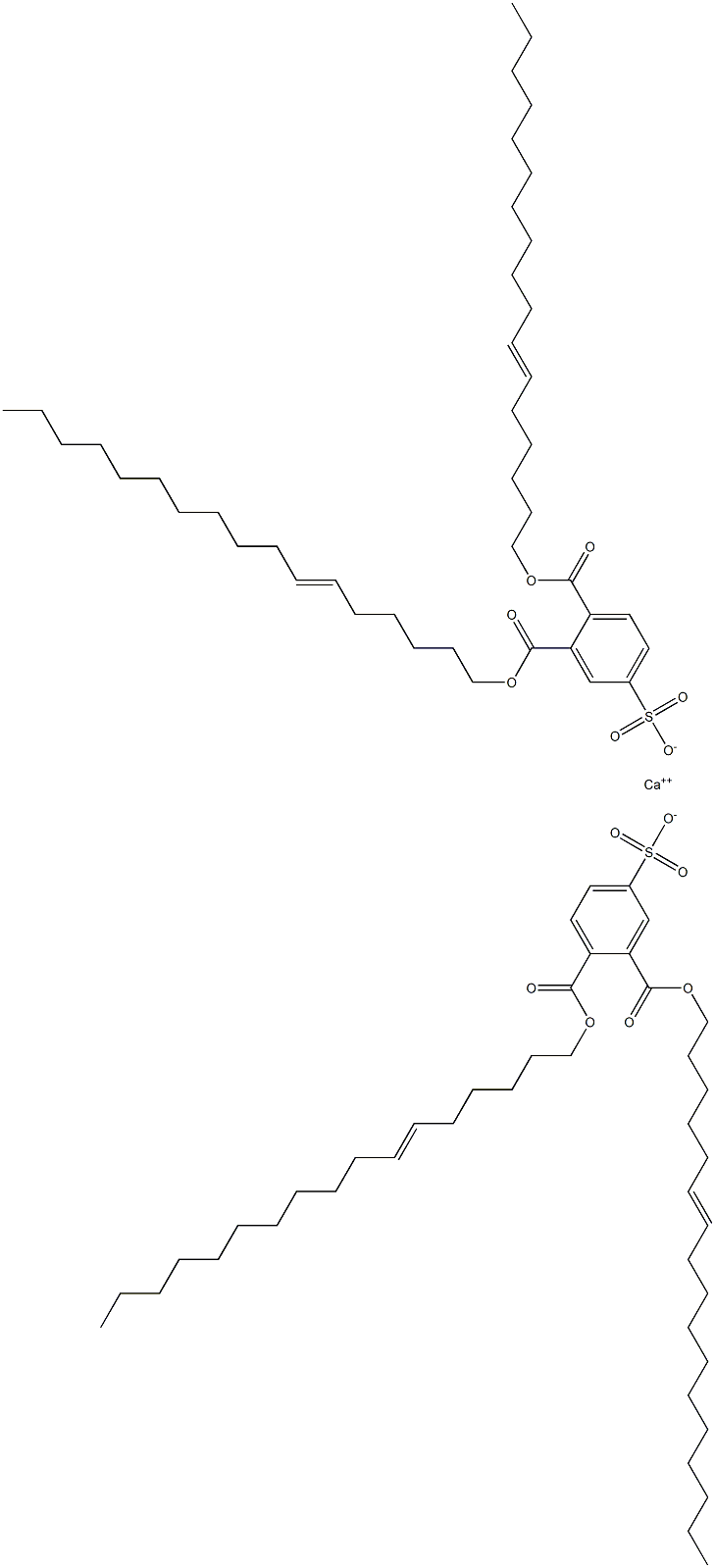 Bis[3,4-di(6-heptadecenyloxycarbonyl)benzenesulfonic acid]calcium salt