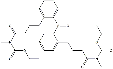 [4-(Ethoxycarbonylmethylamino)-4-oxobutyl]phenyl sulfoxide Structure