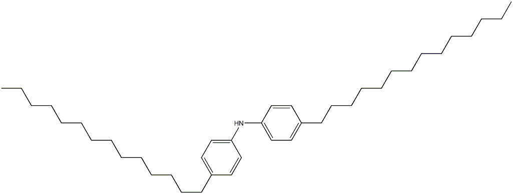 ビス(4-テトラデシルフェニル)アミン 化学構造式