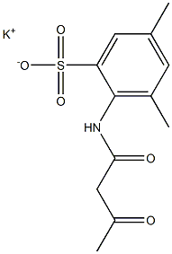 2-(Acetoacetylamino)-3,5-dimethylbenzenesulfonic acid potassium salt 结构式