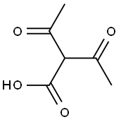 2-アセチル-3-オキソ酪酸 化学構造式