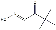 1-(Hydroxyimino)-3,3-dimethylbutan-2-one,,结构式