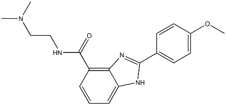 2-(4-Methoxyphenyl)-N-[2-(dimethylamino)ethyl]-1H-benzimidazole-4-carboxamide
